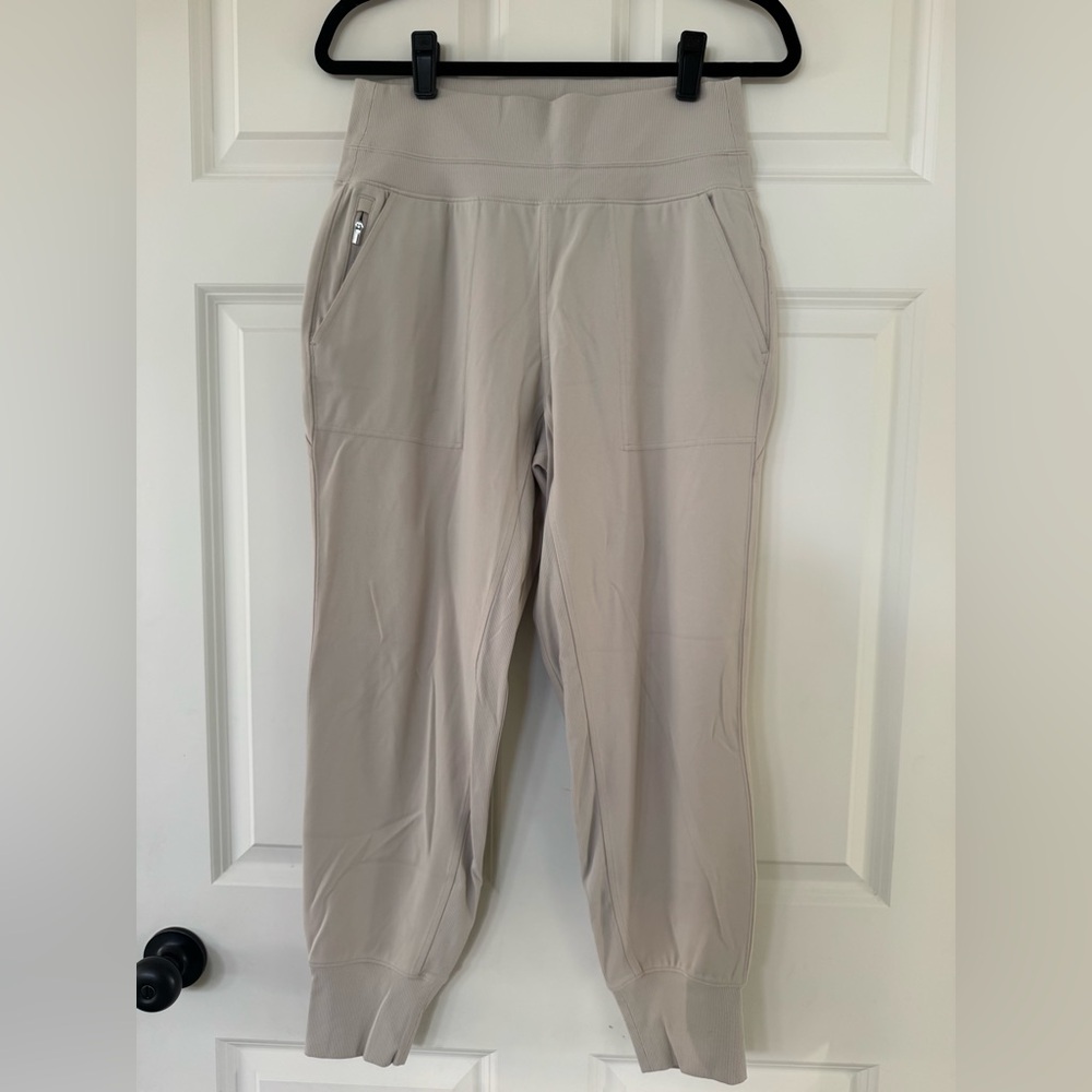 Athleta Beige Track Joggers